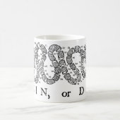 50人の州結合しますか、または死んで下さい コーヒーマグカップ (中央)