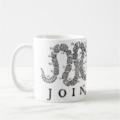 50人の州結合しますか、または死んで下さい コーヒーマグカップ (左)