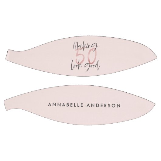 50人の誕生日を良いピンクのガーリーグリッターに バスケットボール (パネル)