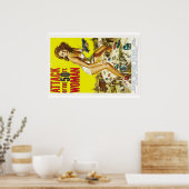 50人の足の女性ポスター ポスター (キッチン)