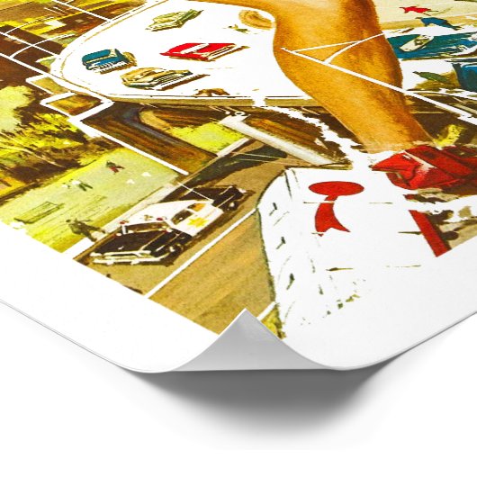 50人の足 ポスター (角)