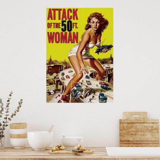 50人の足 ポスター (キッチン)