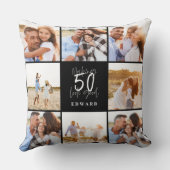 50人を白黒の誕生日に見立てる  クッション (裏面)