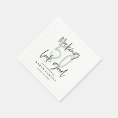 50人を良い誕生日パーティーに見せる スタンダードカクテルナプキン (角)