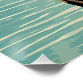 50代のカップルキスをする・バイ・ザ・プール ポスター (コーナー)