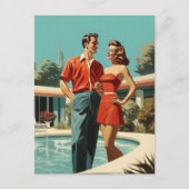 50代のカップル ポストカード (正面)