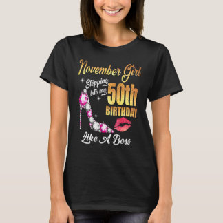 50代のボスのように50誕生日に踏み込む Tシャツ