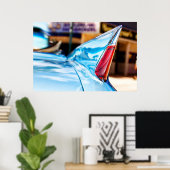 50代の車のフィン ポスター (ホームオフィス)