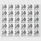 50代わり第50のおもしろいな誕生日vZ2よりよい ラッピングペーパー (フラット)