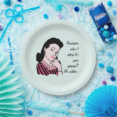 50代女性の皮肉 ペーパープレート (パーティー)