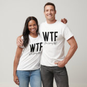 50位おもしろい誕生日衣装WTF、50歳を目指す Tシャツ (ユニセックス)