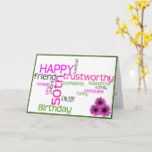 50位の誕生日を迎えるベビーブーマー カード (黄色い花)