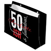 50何か素晴らしいおもしろい ラージペーパーバッグ (正面アングル)