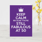 50保誕生日カードであなたは最高の カード (黄色い花)