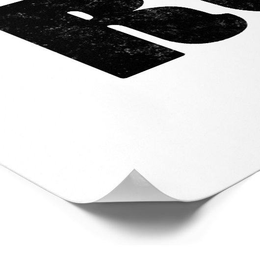 50個の岩石 ポスター (角)