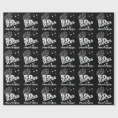 50個の石の誕生日|は個人化なります ラッピングペーパー (フラット)