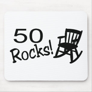 50個の石(ロッカー) マウスパッド