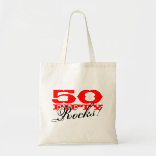 50個の石! 第50誕生会のためのトートバック トートバッグ