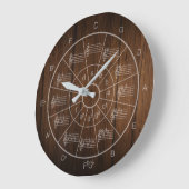 50分の1のデザインミュージシャン ラージ壁時計 (傾斜)