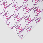 50及びすばらしい第50誕生日 薄葉紙 (詳細)