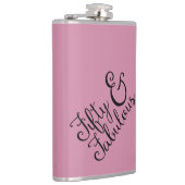 50及びすばらしい誕生日の黒いタイポグラフィ(48) フラスク (右)