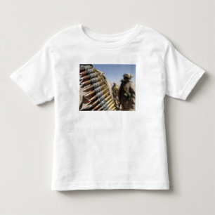 50口径の弾薬のベルト トドラーTシャツ