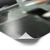 50口径の機関銃ラウンド フォトプリント            (角)