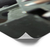 50口径の機関銃ラウンド ポスター (角)