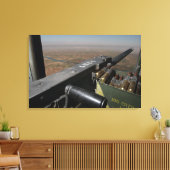 50口径の機関銃 キャンバスプリント (インサイチュ (リビング))