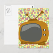 50台のテレビ ポストカード (正面/裏面)