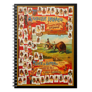 50名の有名な先住民アメリカの部族の長 ノートブック