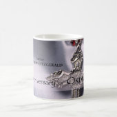 50名前をカスタムする調整記念日チャイス コーヒーマグカップ (中央)