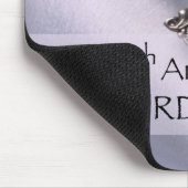 50名前をカスタムする調整記念日チャイス マウスパッド (コーナー)