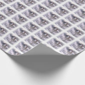 50名前をカスタムする調整記念日チャイス ラッピングペーパー (角)