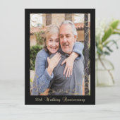 50周エレガント年お祝い 招待状 (スタンド正面)