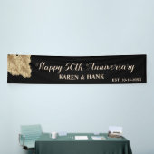 50周エレガント年記念金ゴールドブラッカスタムク 横断幕 (トレードショー)