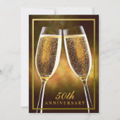 50周フォーマル年招待状 招待状 (正面)