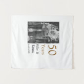 50周年おめでとうございます 結婚日 カップル名 タペストリー (正面(横))