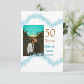 50周年おめでとうございます 結婚日 夫婦名 (スタンド正面)