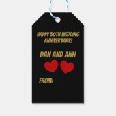 50周年おめでとう ギフトタグ (裏面)