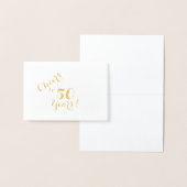 50周年おめでとう ミニカード 箔カード (ディスプレー)