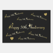 50周年おめでとう ラッピングペーパーシート (正面)