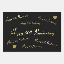50周年おめでとう ラッピングペーパーシート