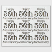 50周年おめでとう ラッピングペーパー (フラット)