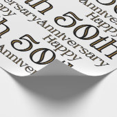 50周年おめでとう ラッピングペーパー (角)