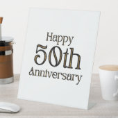 50周年おめでとう 台座サイン (インサイチュ)