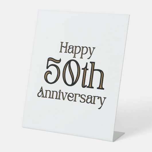 50周年おめでとう 台座サイン (正面)