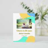 50周年おめでとう　愛は甘い　レトロ ポストカード (スタンド正面)