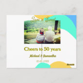 50周年おめでとう　愛は甘い　レトロ ポストカード (裏面)