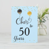 50周年おめでとう 招待状 (スタンド正面)